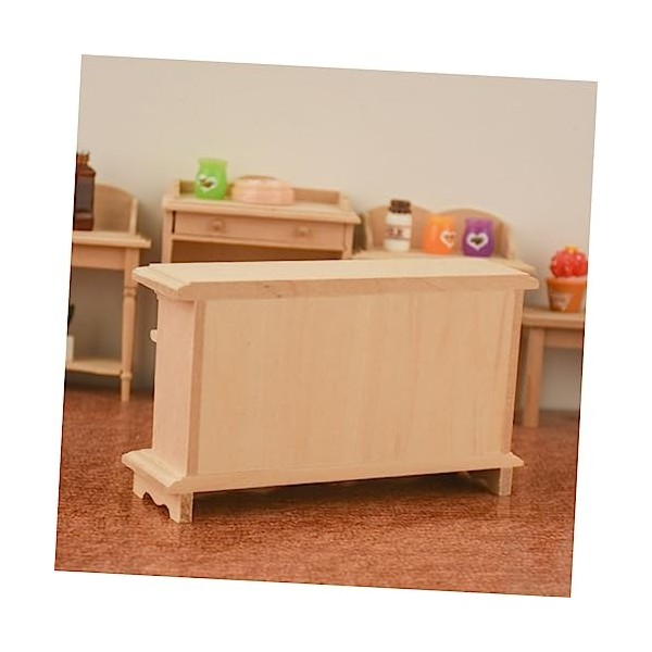 OATIPHO Casier Modèle De Maison De Poupée Meubles en Bois Mini Accessoires 1 Pièce