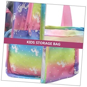 Toyvian 2 Pièces Sac Fourre-Tout Poupée Accessoires De Voyage Valise pour Enfants Sac De Rangement Mini Organisateur De Sac à