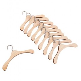 Toyvian 20 Pièces Cintre De Poupée Cintres Miniatures Cintres De Vêtements De Poupée Accessoires De Maison De Poupée Tenues p