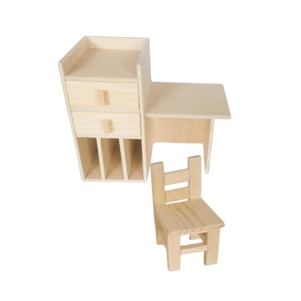 MagiDeal Bureau Miniature pour Maison de poupée, Jouets de Jeu, Accessoires Photo, Ornement, modèle de Meubles de Maison de p