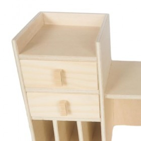 MagiDeal Bureau Miniature pour Maison de poupée, Jouets de Jeu, Accessoires Photo, Ornement, modèle de Meubles de Maison de p