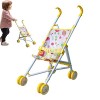 Poussette pour poupées,Poussette de poupée pour Enfant avec Panier inférieur - Poussette Jouet pour Filles pour Une Utilisati