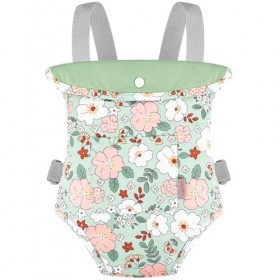 GAGAKU Porte-poupée pour tout-petits - Accessoires de poupée Reborn - Porte-poupée avant et arrière - Camélia vert