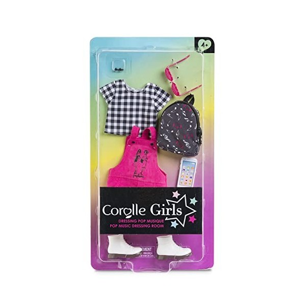 Corolle - Dressing Pop Musique & Mode, pour poupée mannequin Corolle Girls, 28cm, dès 4 ans, 9000610020