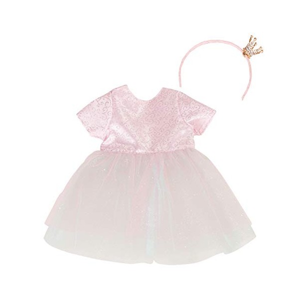 Götz 3403233 Combinaison bébé Glitterness - Vêtements de poupée Taille S - Set de vêtements et daccessoires en 2 Parties pou