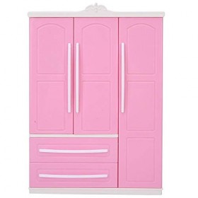 Accessoires de Meubles de poupées, Armoire de Maison de poupée Miniature Armoire de poupée Armoire modèle Accessoires Accesso