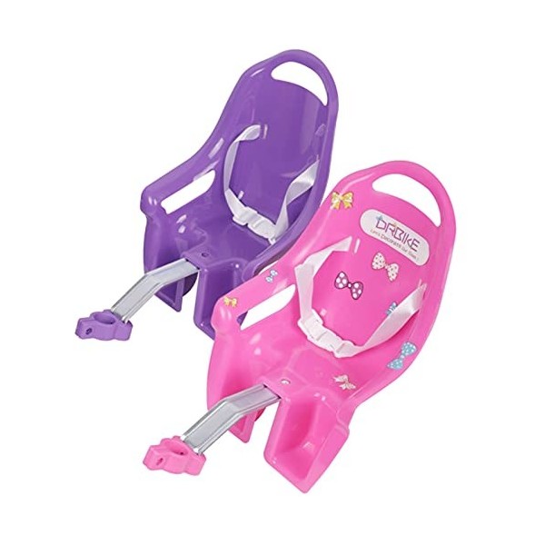 Oikabio Siège de vélo universel pour poupées autocollants de bricolage accessoires de vélo pour filles et enfants Rose