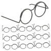 ibasenice 10Pcs Poupée Lunettes Cadre Noir Lunettes De Soleil Décor Mini Lunettes pour Poupées Lunettes Accessoires pour Habi