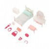 Vaguelly 1 Set Mini Maison Modèle Miniature Meubles Miniature Maison De Poupée Mini Poupées Enfants Costume Mini Maison De Po