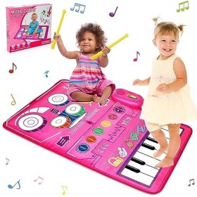 LUFENG Tapis de piano pour enfants, tapis de danse tactile, tapis d