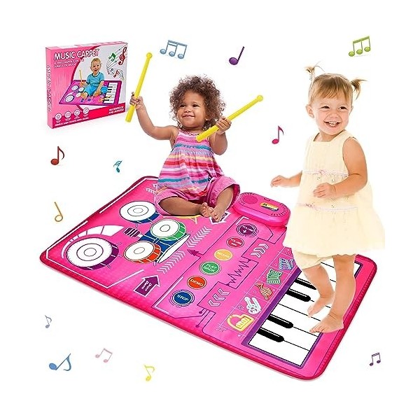 Hoogar Musical Jouets éducatifs pour les enfants de 2 ans 3 + ans garçons  filles, jouets d'apprentissage préscolaire pour les tout-petits 2-4,  cadeaux d'anniversaire pour12 18 24 + mois Enfants