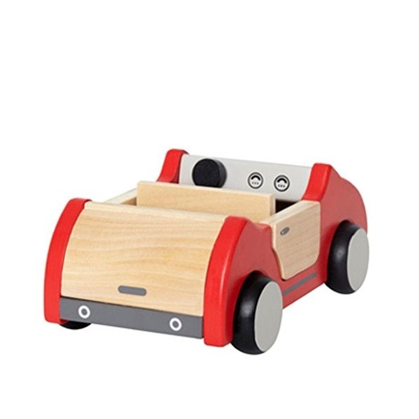 Jouet Hape - Voiture en Bois pour Maison de Poupée - Jouet Voiture pour Poupées en Bois - Accessoires pour Compléter la Maiso