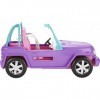 Barbie Voiture Buggy décapotable, Véhicule tout-terrain violet, Bleu et Rose, Jouet pour enfant, GMT46