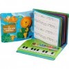 FunKey Livre musical avec clavier lumineux pour les enfants - Livre musical illustré avec 10 chansons - Mini-clavier à 20 tou