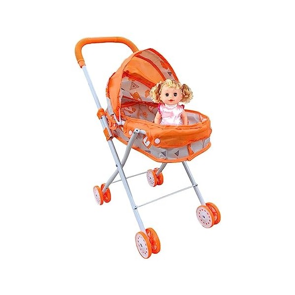 Poussette de poupée,Poussette de poupée adaptée aux pour poupées | Accessoires de poupée pour Fille à partir de 3 Ans Accesso