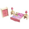 Uposao Jouet en Bois Meubles pour Maison de Poupée - Ensemble de Mobiliers de Chambre des Enfants Miniature Enfant Jouets Cad