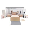 LICHENGTAI Kit de Meubles de Maison de poupées en Bois, Miniature Maison de poupées Accessoires de Meubles y Compris la Cuisi