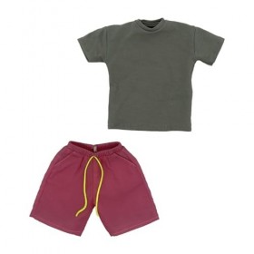 LOVIVER T-Shirts et Pantalons de poupée, échelle 1/6, Tenues de poupée, Costume, Manches Courtes et Pantalons, Accessoires po