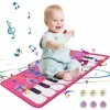 TDDL Tapis Musical Enfant Tapis pour Piano Bébés Enfants Tapis Musicaux Jouets Éducatifs Fête des Enfants Noël Pâques Cadeaux