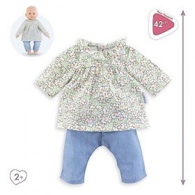 Corolle - Blouse et pantalon, vêtements, pour poupon 42cm, dès 2 ans, 9000160150