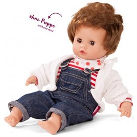 Götz 3401998 Ensemble Salopette pour poupons - Vêtement de Matelot pour poupées de T. S - Set de 4&nbsp;vêtements et Accessoires p