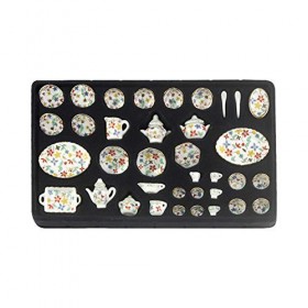 1/12 36 Pièces Exquis Bricolage Accessoires De Maison De Poupées, Grand Cadeau Pour Enfants Happy Time Maison De Poupée Minia