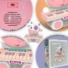 Piano Enfant Animal avec 6 Réglages dinstruments,Jouet Piano Y Compris des Fonctions Telles que des Comptines,des Histoires,