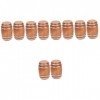 Totority 10 Pcs Baril De Bière Maison Accessoires Pour La Maison Maison De Poupée Accessoire Miniture Décoration Bois Kits Po