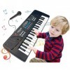 37 Touches de Piano pour Enfants avec Microphone,Clavier de Piano pour Enfants,Initiation à la Musique,Clavier électronique p