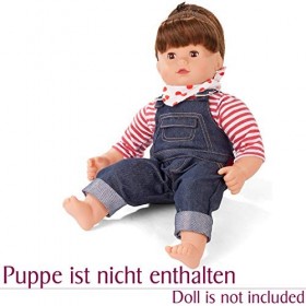 Götz 3401999 Ensemble Salopette pour poupons - Vêtement de Matelot pour poupées de T. M - Set de 4&nbsp;vêtements et Accessoires p