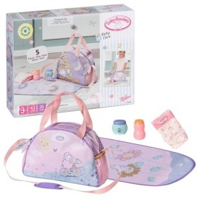 Baby Annabell Sac à langer 707432 - Sac de rangement avec sangles pour les accessoires Baby Annabell de 36 cm et 43 cm - Poup