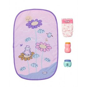 Baby Annabell Sac à langer 707432 - Sac de rangement avec sangles pour les accessoires Baby Annabell de 36 cm et 43 cm - Poup