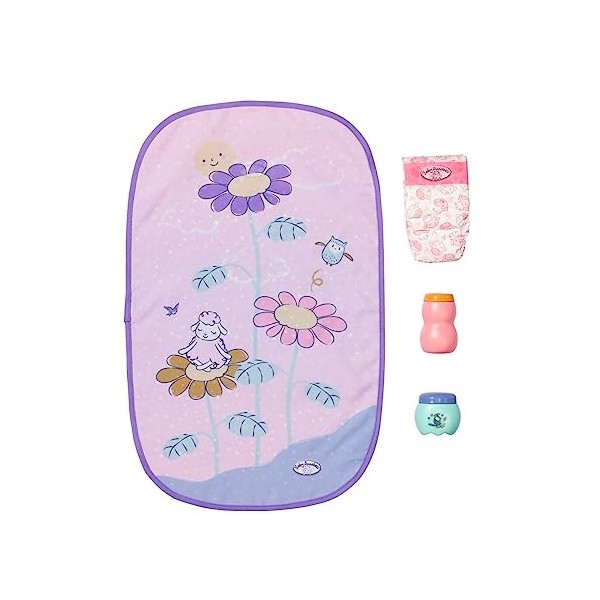 Baby Annabell Sac à langer 707432 - Sac de rangement avec sangles pour les accessoires Baby Annabell de 36 cm et 43 cm - Poup