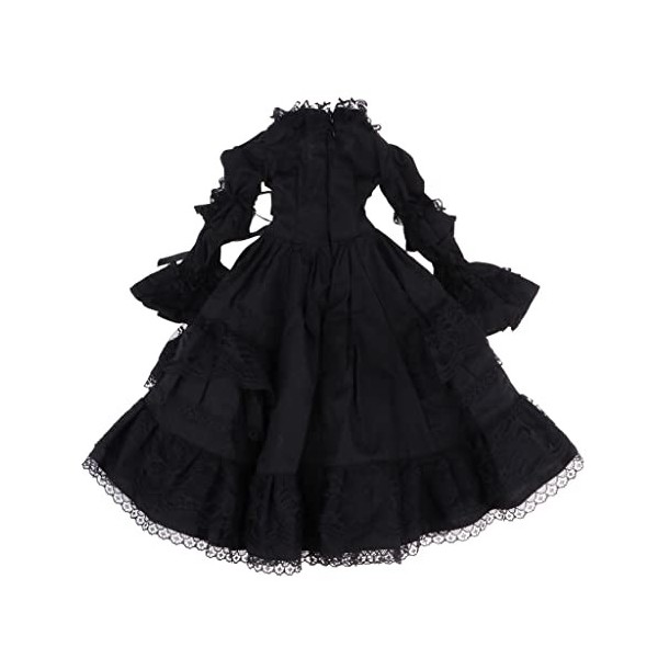 TOOYFUL Accessoires Bandeau Jupe Gothique pour Poupées BJD Pouces 1/3 60cm, Noir