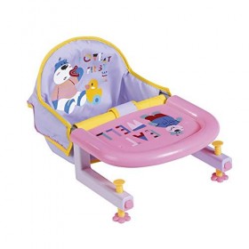 BABY born Table Repas pour Poupée de 43 cm - Dotée dun Plateau à Imprimé Animal Intégré - pour les Petites Mains, Jeu Créati