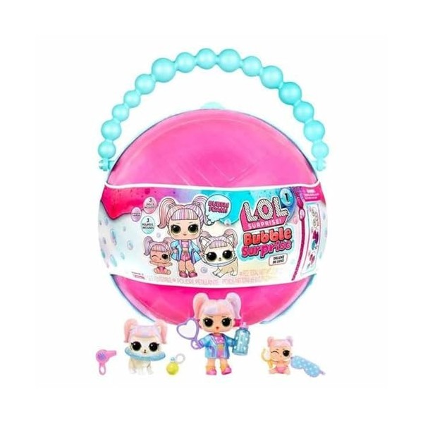 LOL Surprise Bubble Surprise Deluxe - Poupées, Animal de Compagnie, Lil Sister, Surprises, Accessoires, Déballage Bubble Surp