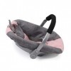 Bayer Chic 2000-Siège Auto pour poupées bébé Gris Rose, 708 15, Melange Grau-Rosa, 45 x 31 x 32 cm