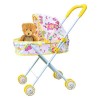 Poussette de poupée,Poussette de poupée pour Enfant Facile à Plier - Accessoires de poupée pour Fille à partir de 3 Ans Acces