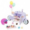 Glitter Girls by Battat - GG57020C1Z - Scooter de Livraison de Beignets avec Accessoires -Poupée non Incluse - 37 x 15,2 x 33