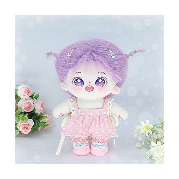 XiDonDon 20CM poupées en Peluche avec vêtements de poupée ou Accessoires Jouets en Peluche Mini poupées Faites à la Main pour