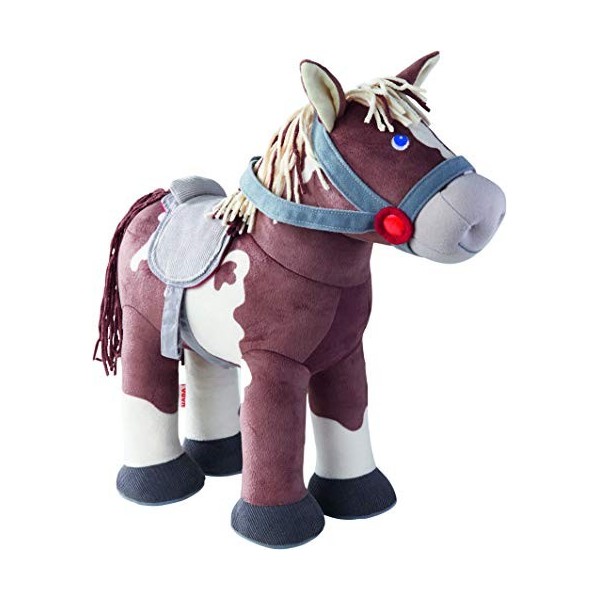 Haba 305464 – Cheval Joey, Cheval en Peluche et Accessoires de poupée pour poupées 35 cm, Jouet à partir de 18 Mois