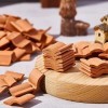 Steowsey Lot de 200 tuiles de toit, kit de construction miniature, mini maisons de poupées, faux carreaux, accessoires pour j