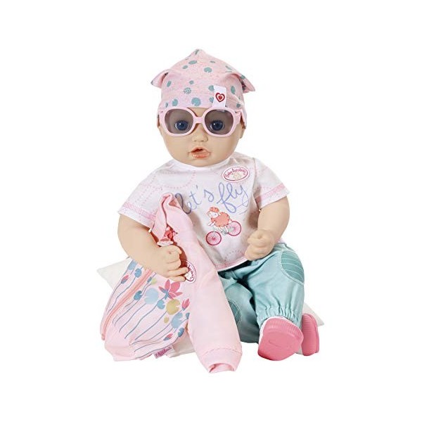 Baby Annabell Active Vélo deluxe Set de Jeu pour Poupée de 43 cm - pour les Petites Mains, Jeu Créatif Suscite lEmpathie et 