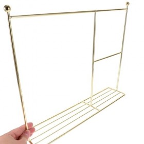 ifundom Poupée Cintre Meubles Poupée Vêtement Stand Cintre Accessoires Poupée Robe Présentoir Mini Vêtements Cintres pour Vêt