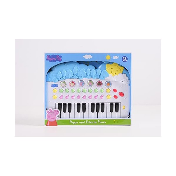 Peppa & Friends Piano pour enfants – Apprentissage interactif et développement de lenfant, écoute, motricité fine, musique, 