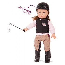 Götz 3401553 Ensemble Équitation - Tenue de Cavalier pour poupées de T. XL - Set de 7&nbsp;vêtements et Accessoires pour poupées d