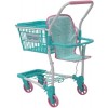 KOOKAMUNGA KIDS chariot dachat de jouets avec panier à main amovible, chariot dépicerie réaliste 2 en 1 pour enfants avec p