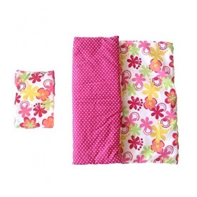 Olivias Little World Petite Princesse Lit de poupée de 45 cm Jaune et Linge Fleur dété TD-11929-1J