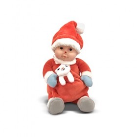 Anne Geddes Poupée Père Noël pour bébé - 23 cm.