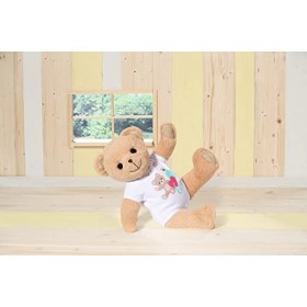 Baby Born Ours Blanc 835388 - Petit Ours de 36 cm avec 1 Corps Doux - avec 1 Tenue Blanche & Accessoires - Conçu pour sAdapt
